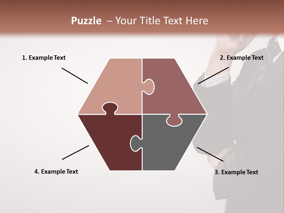 Tuxedo Hand  PowerPoint Template