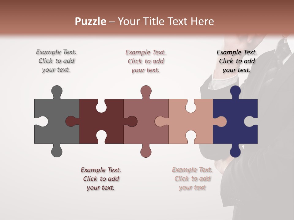 Tuxedo Hand  PowerPoint Template