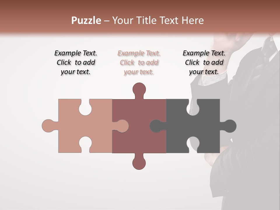 Tuxedo Hand  PowerPoint Template