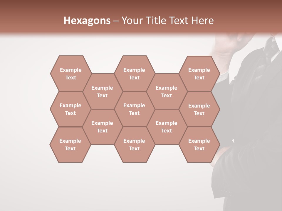 Tuxedo Hand  PowerPoint Template