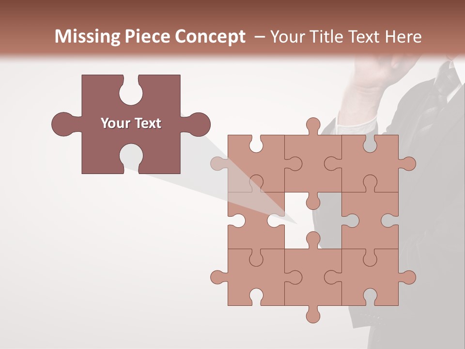 Tuxedo Hand  PowerPoint Template