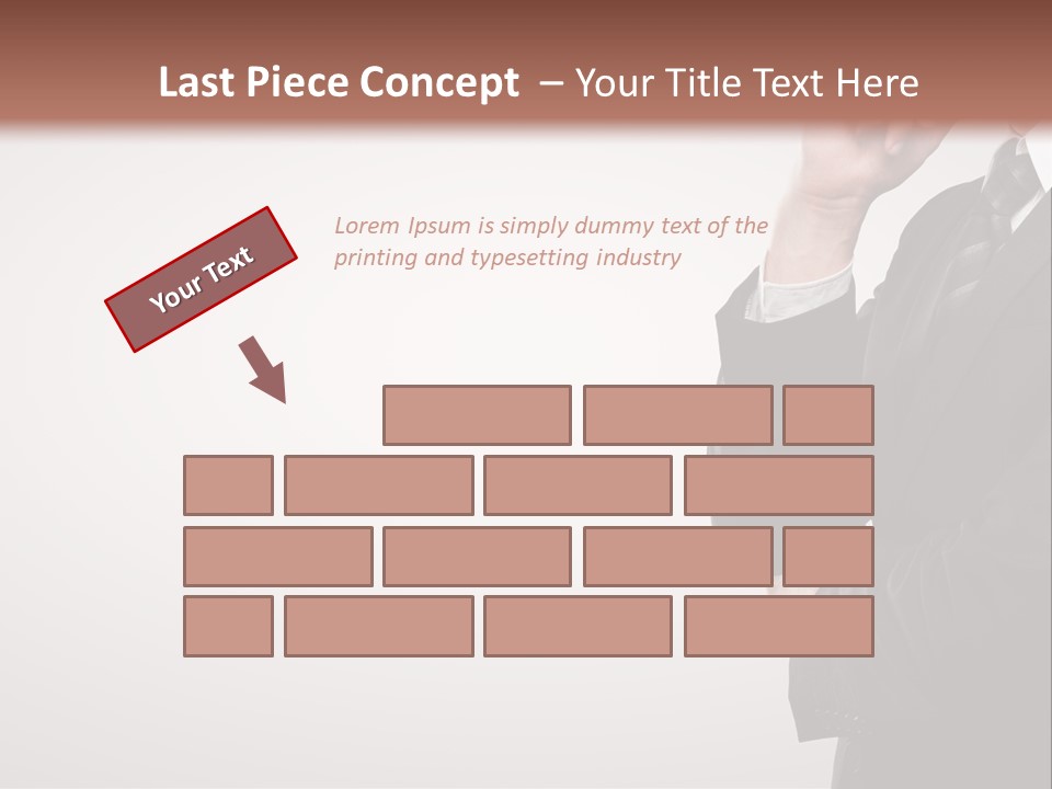 Tuxedo Hand  PowerPoint Template