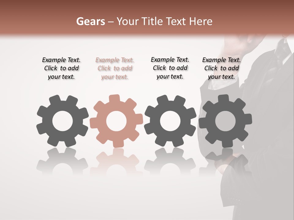 Tuxedo Hand  PowerPoint Template