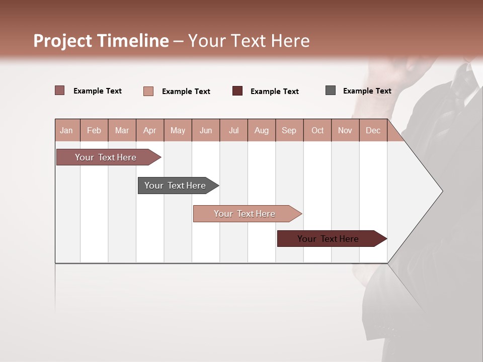 Tuxedo Hand  PowerPoint Template