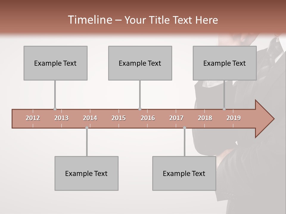 Tuxedo Hand  PowerPoint Template