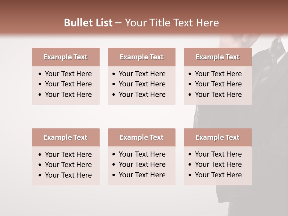 Tuxedo Hand  PowerPoint Template