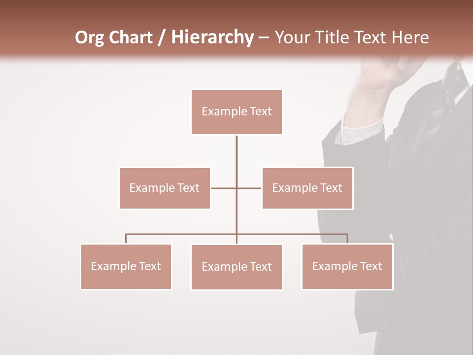 Tuxedo Hand  PowerPoint Template
