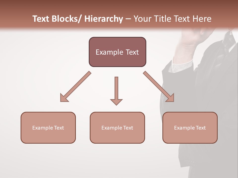 Tuxedo Hand  PowerPoint Template