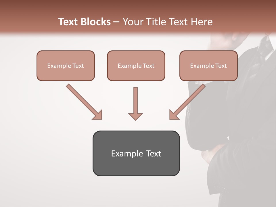 Tuxedo Hand  PowerPoint Template