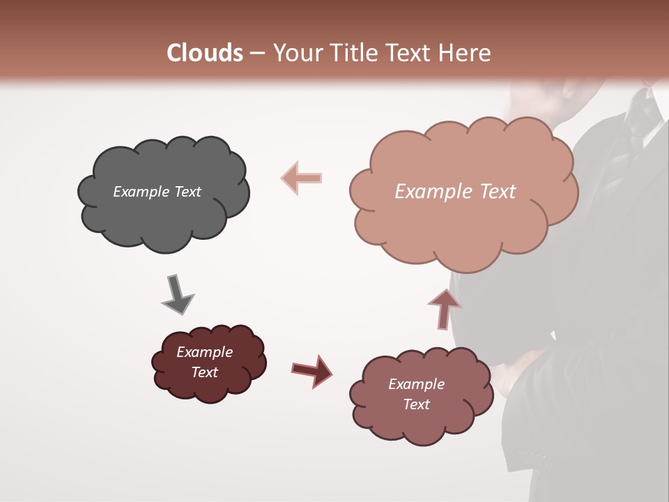 Tuxedo Hand  PowerPoint Template