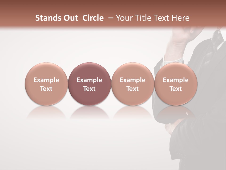 Tuxedo Hand  PowerPoint Template