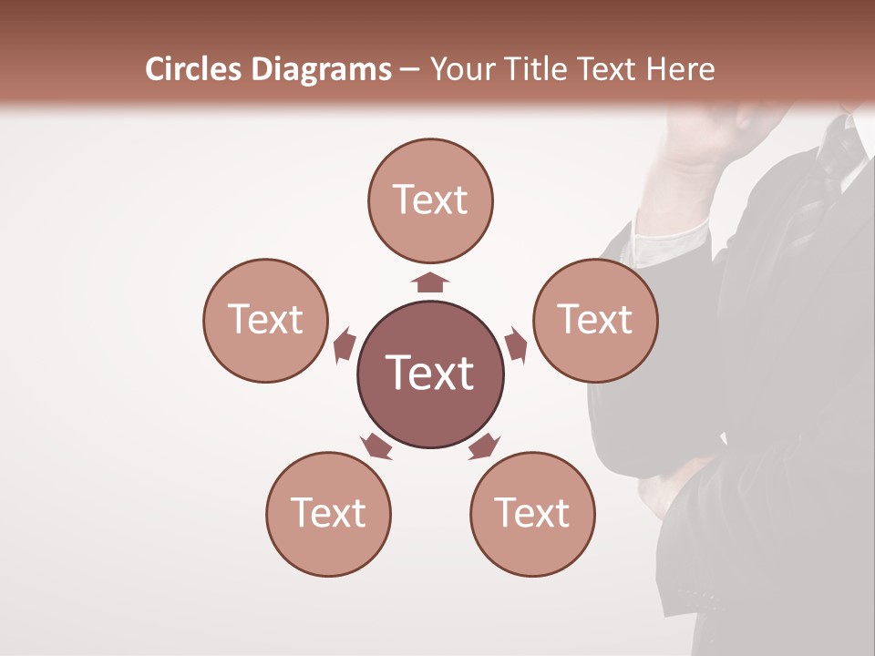 Tuxedo Hand  PowerPoint Template