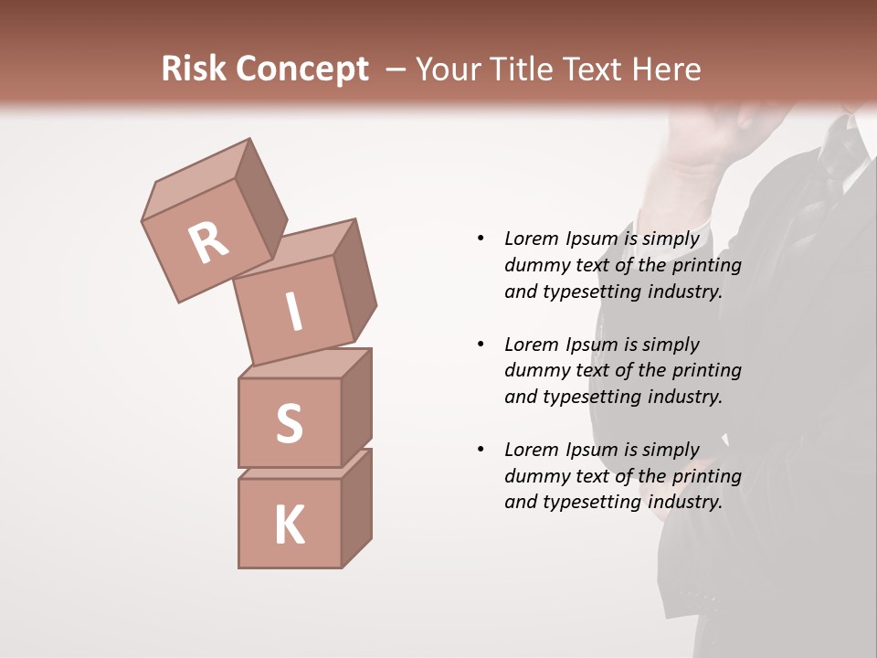 Tuxedo Hand  PowerPoint Template