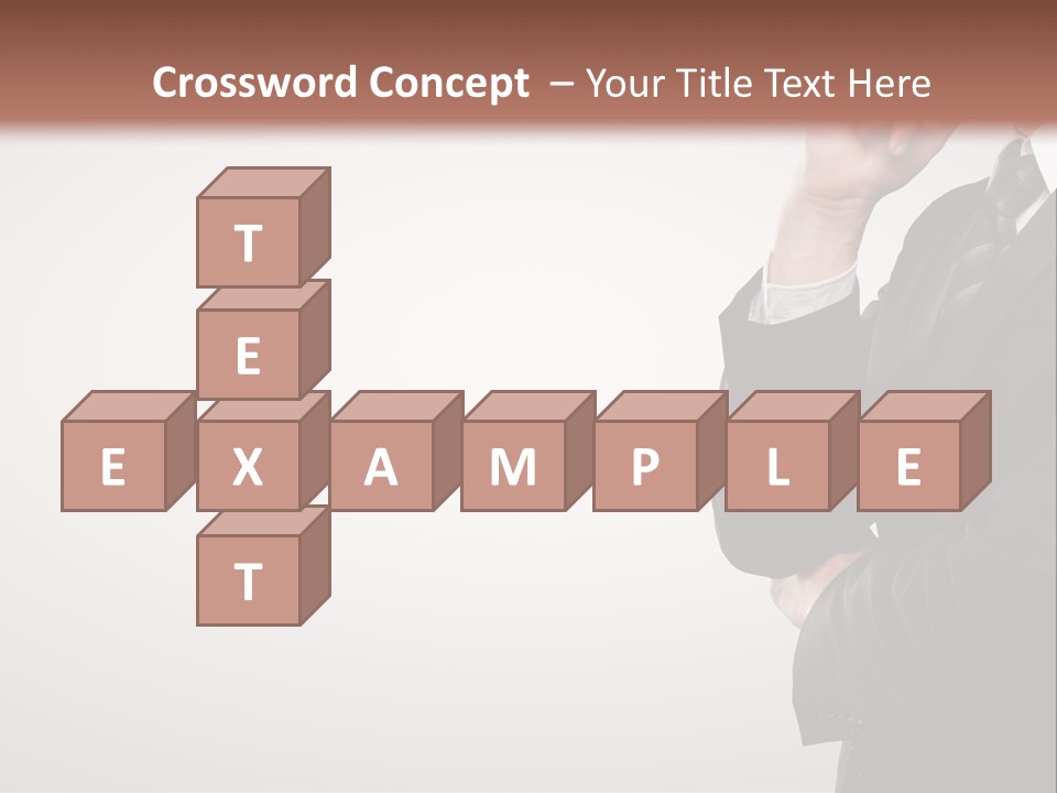 Tuxedo Hand  PowerPoint Template