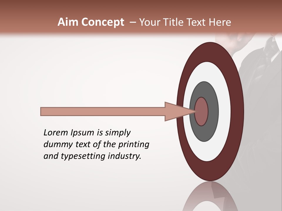 Tuxedo Hand  PowerPoint Template