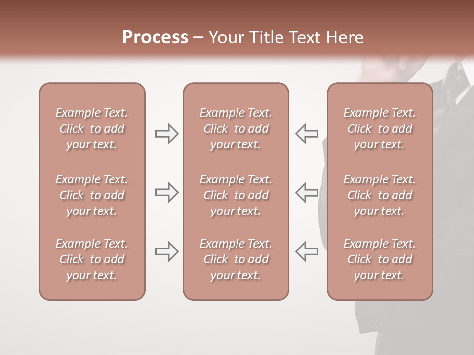 Tuxedo Hand  PowerPoint Template