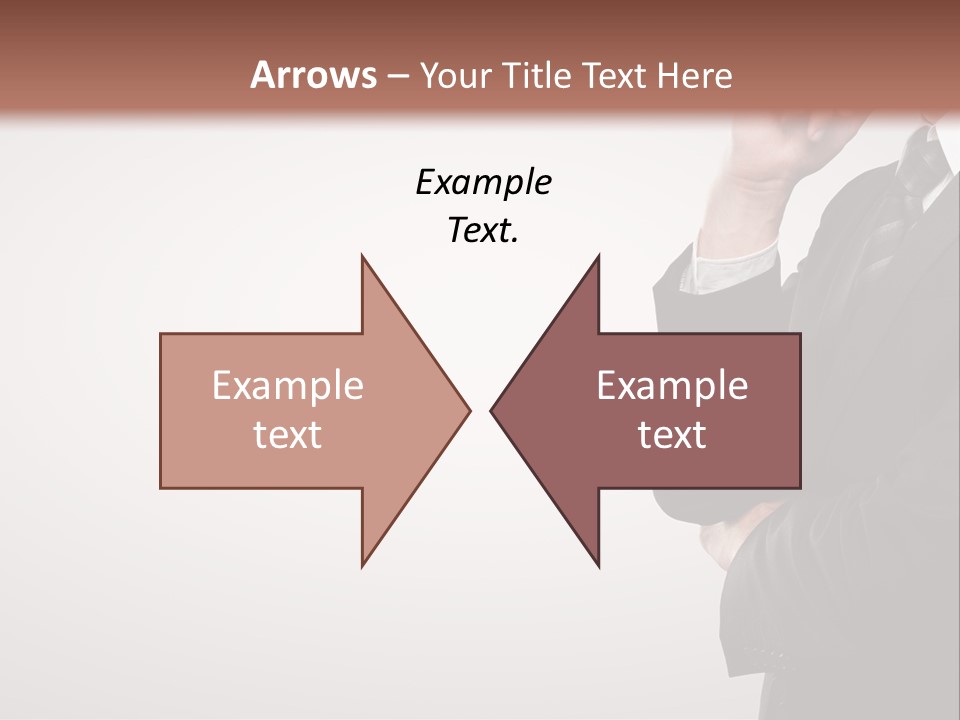 Tuxedo Hand  PowerPoint Template