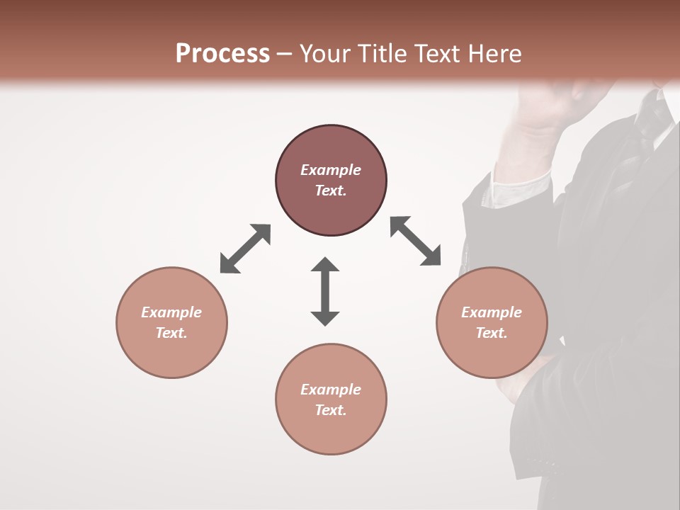 Tuxedo Hand  PowerPoint Template