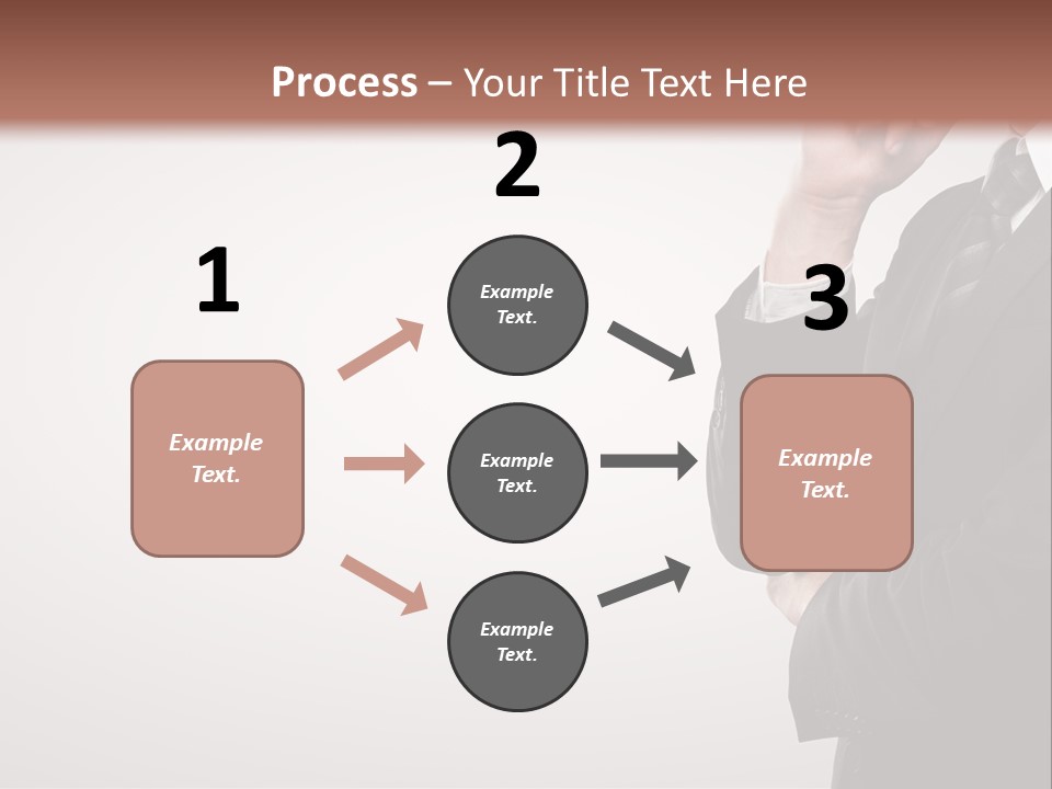 Tuxedo Hand  PowerPoint Template