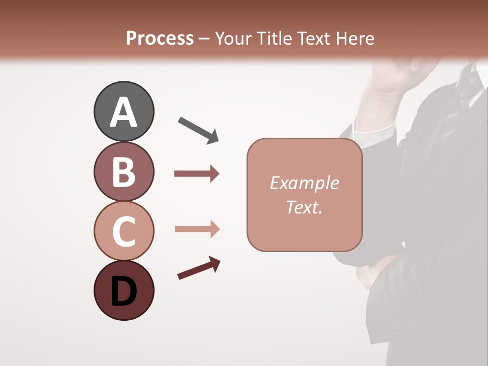 Tuxedo Hand  PowerPoint Template