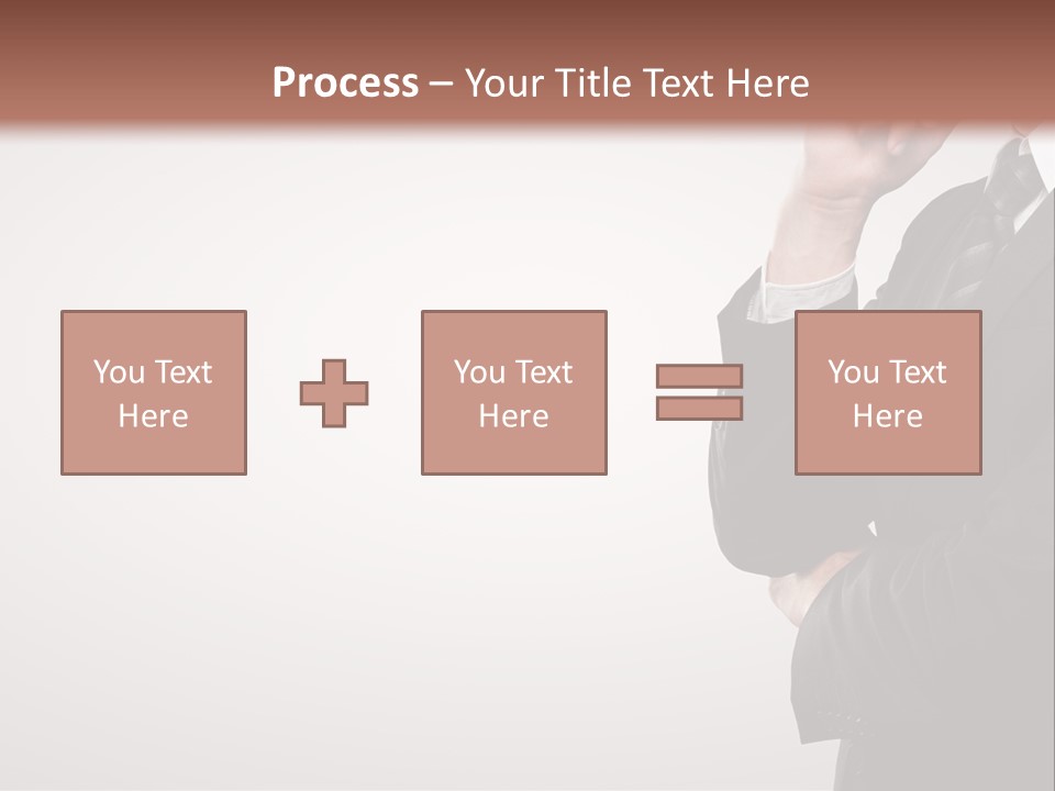 Tuxedo Hand  PowerPoint Template