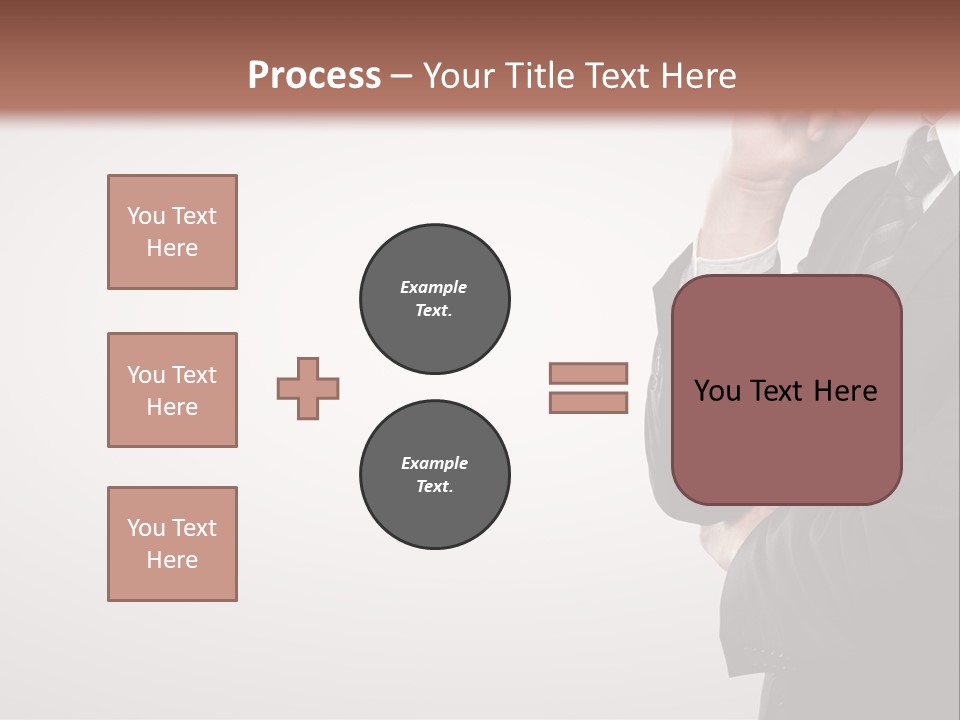 Tuxedo Hand  PowerPoint Template