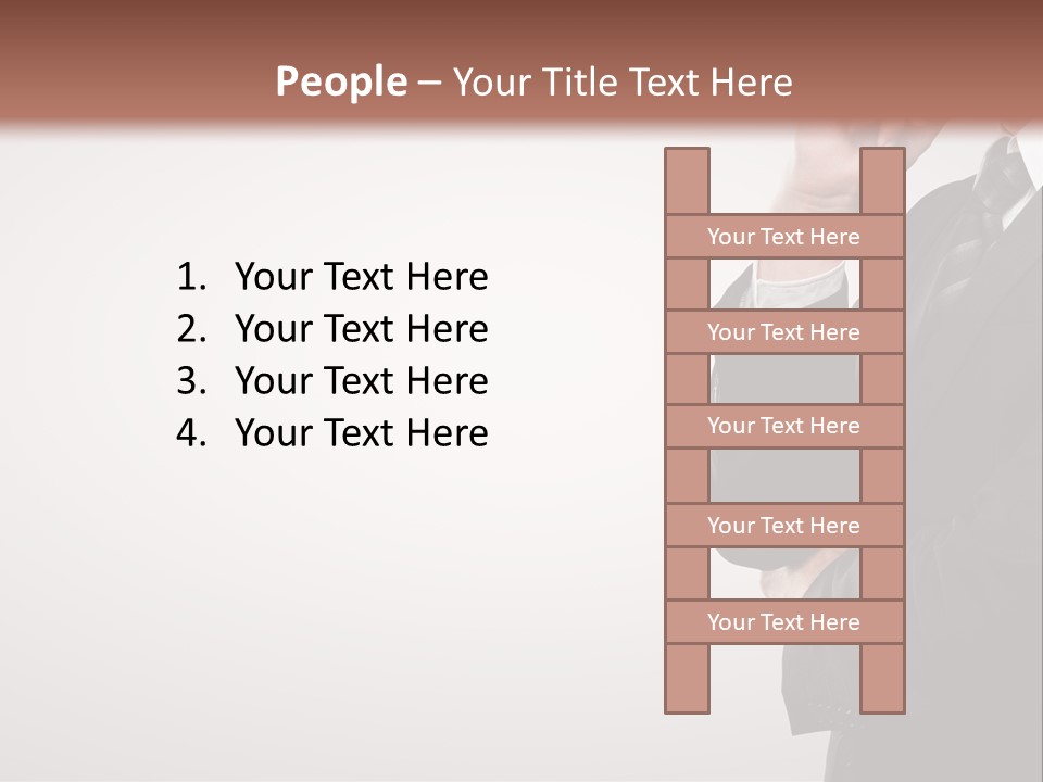 Tuxedo Hand  PowerPoint Template