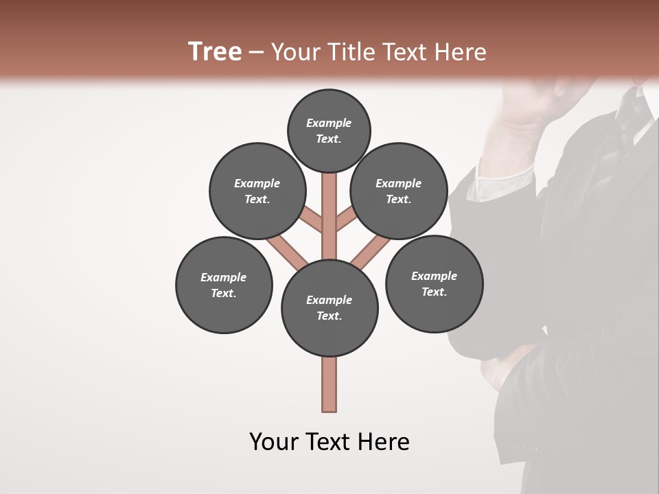 Tuxedo Hand  PowerPoint Template