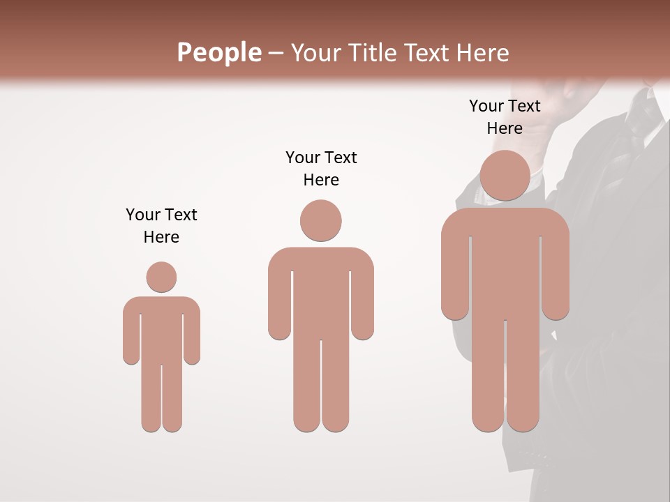 Tuxedo Hand  PowerPoint Template