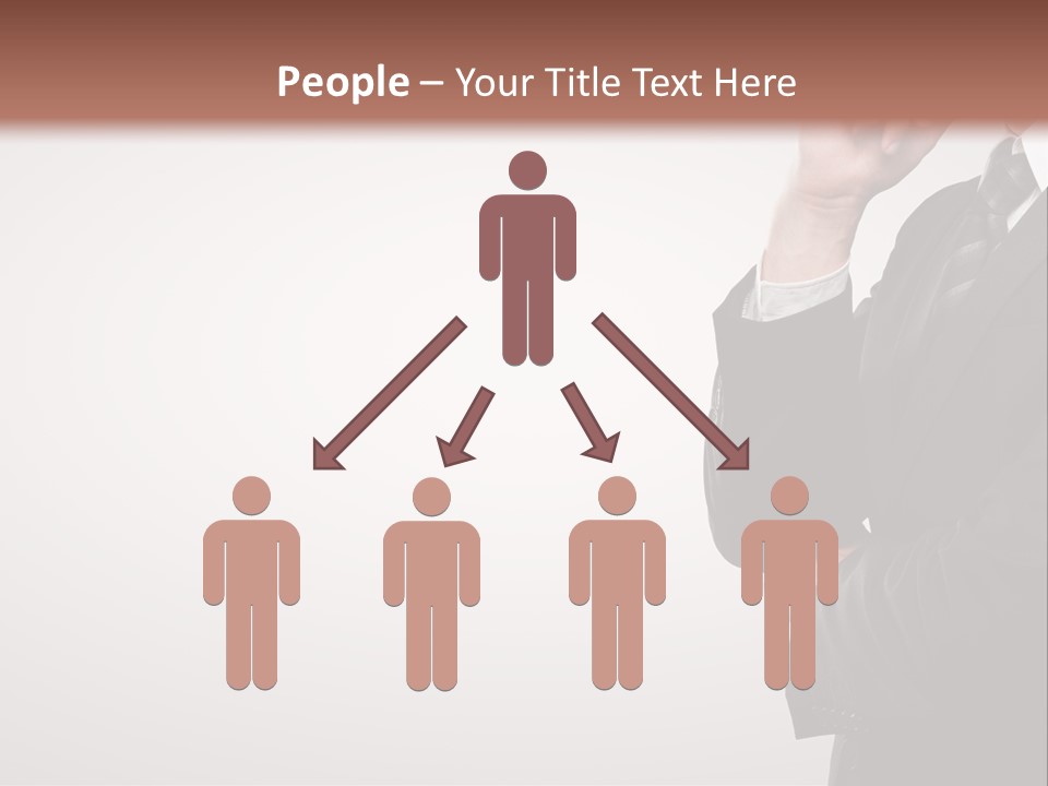 Tuxedo Hand  PowerPoint Template