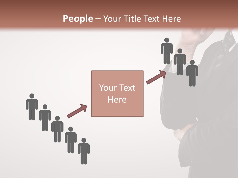 Tuxedo Hand  PowerPoint Template