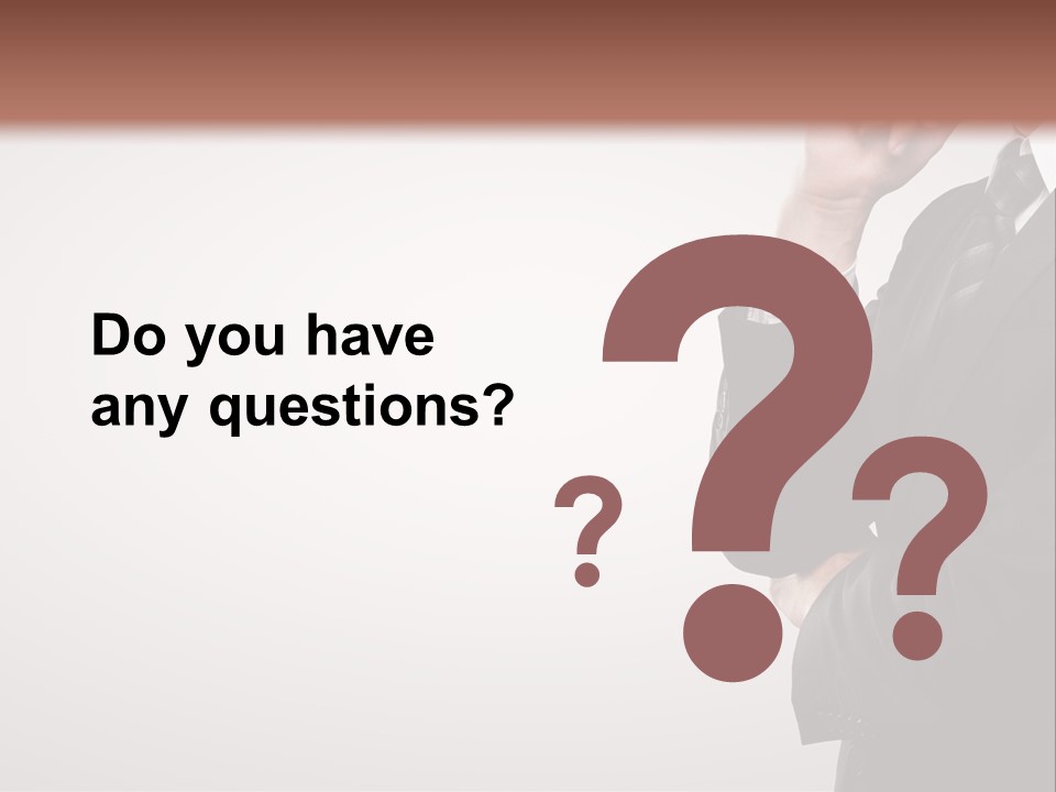 Tuxedo Hand  PowerPoint Template