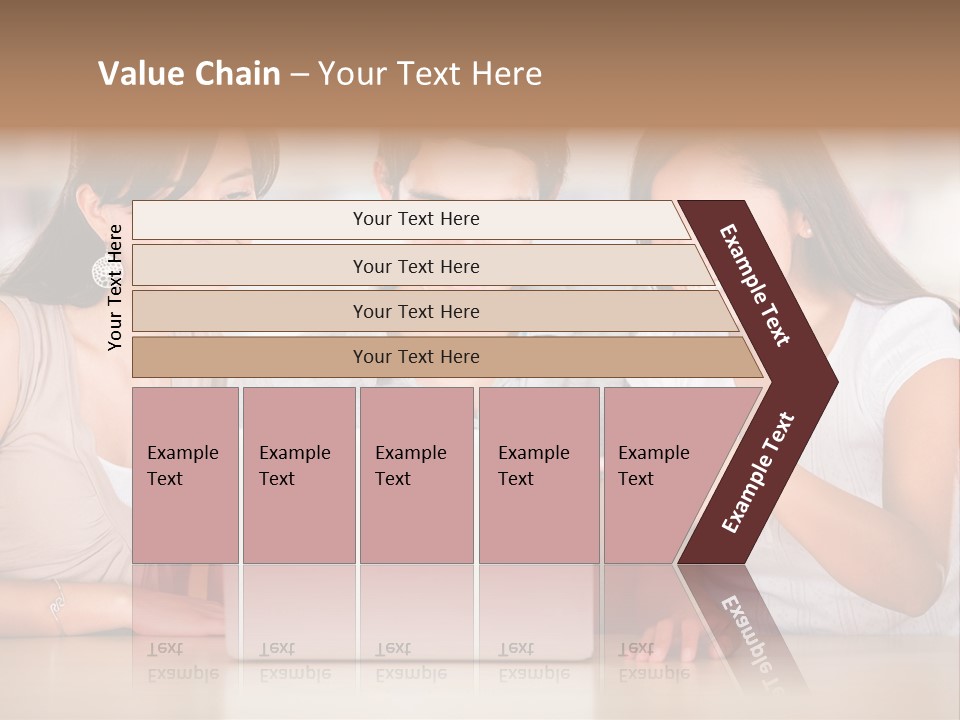 Happy Internet Women PowerPoint Template