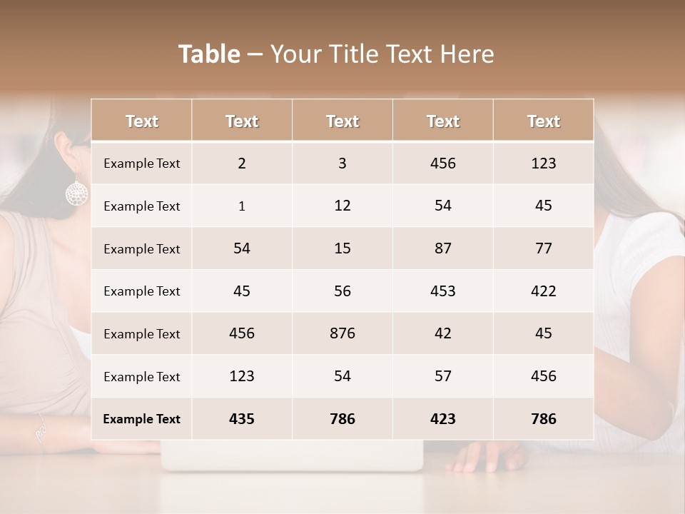 Happy Internet Women PowerPoint Template