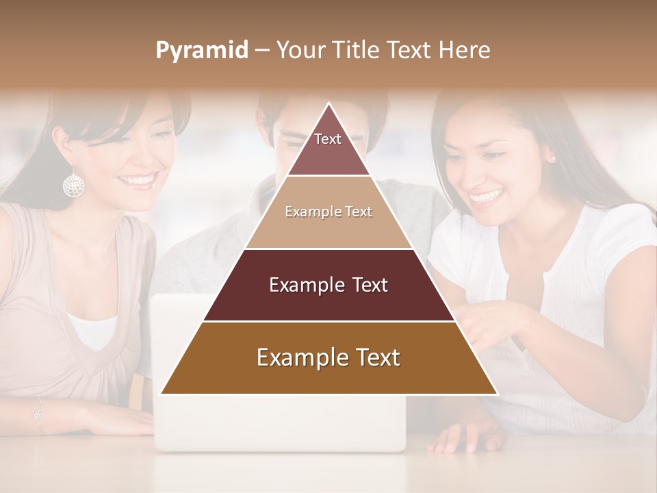 Happy Internet Women PowerPoint Template