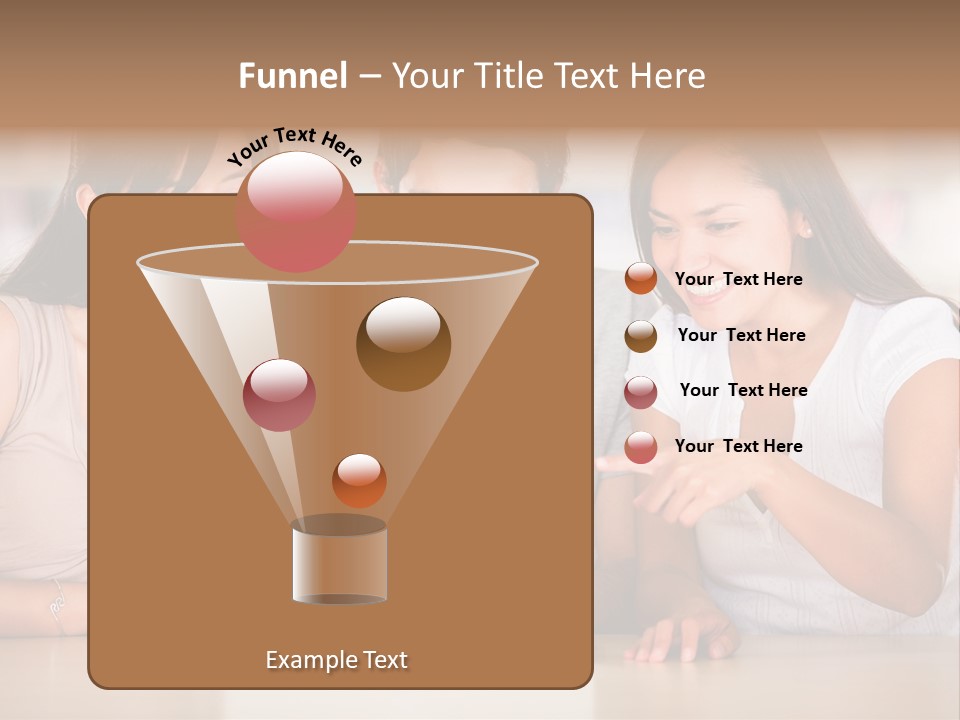 Happy Internet Women PowerPoint Template