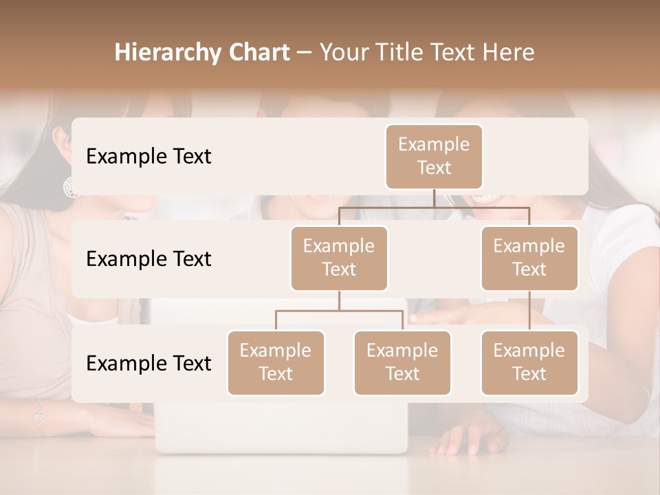 Happy Internet Women PowerPoint Template