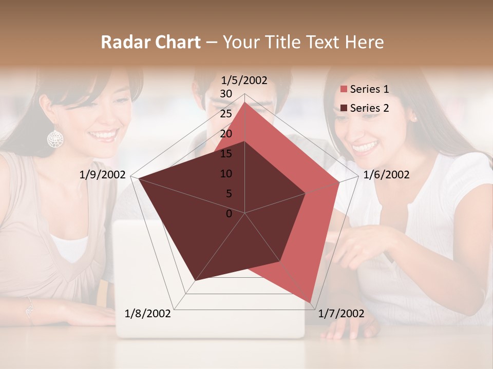 Happy Internet Women PowerPoint Template