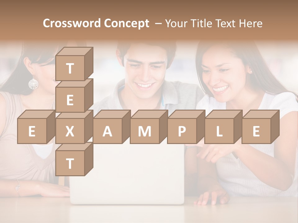 Happy Internet Women PowerPoint Template