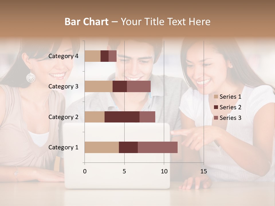 Happy Internet Women PowerPoint Template