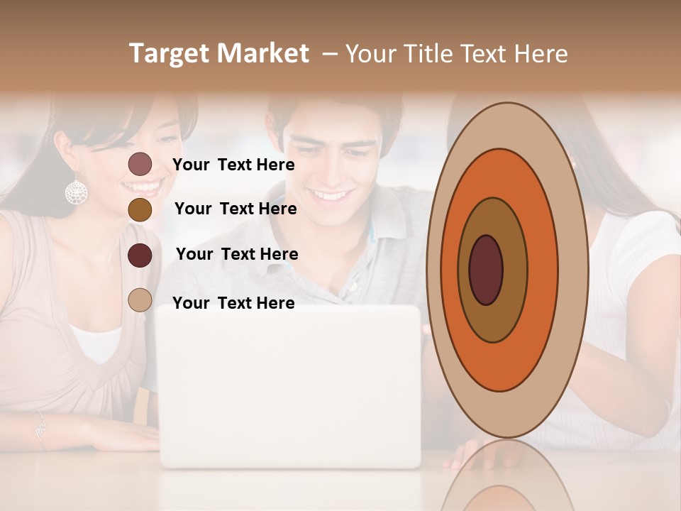 Happy Internet Women PowerPoint Template