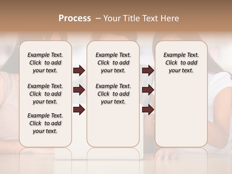 Happy Internet Women PowerPoint Template