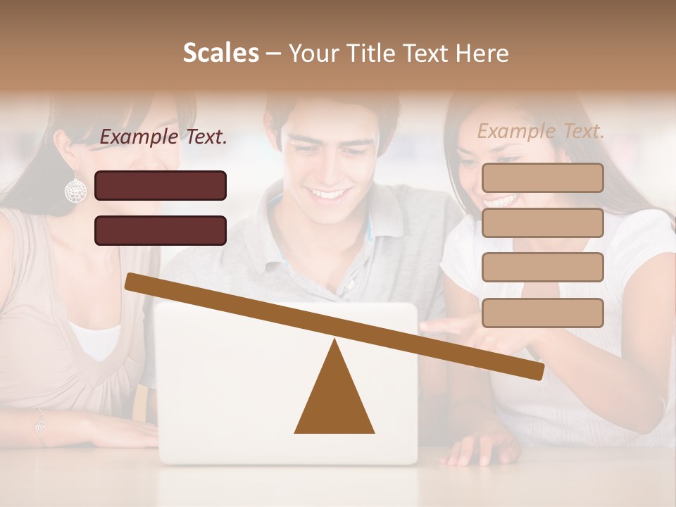 Happy Internet Women PowerPoint Template