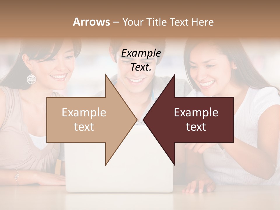 Happy Internet Women PowerPoint Template