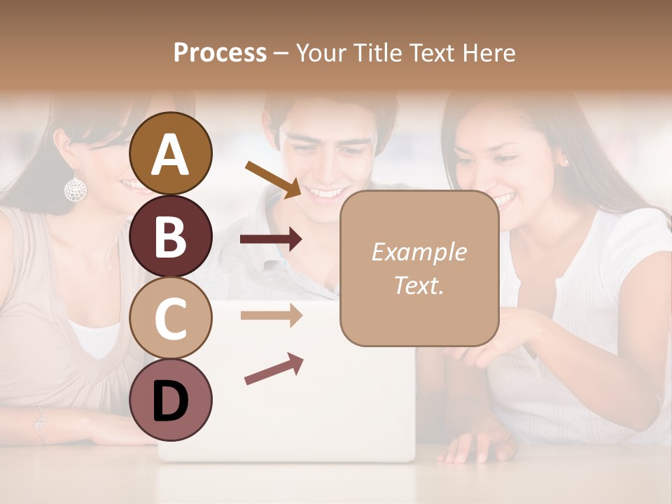 Happy Internet Women PowerPoint Template