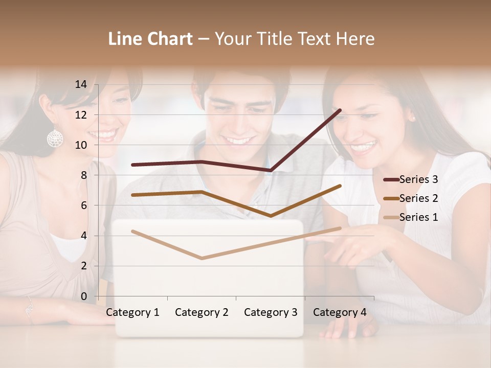 Happy Internet Women PowerPoint Template