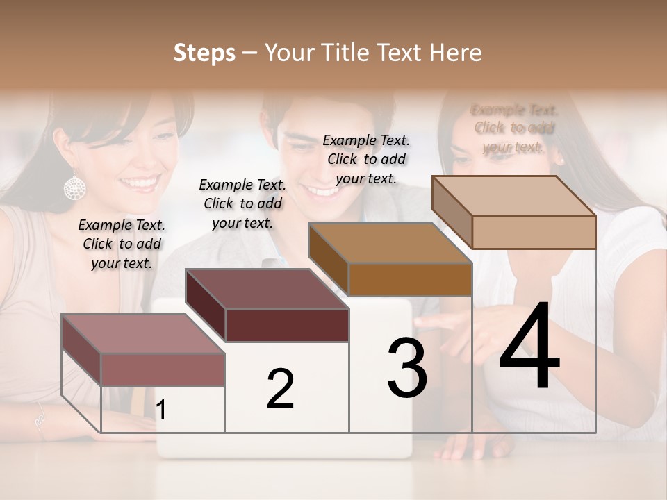 Happy Internet Women PowerPoint Template