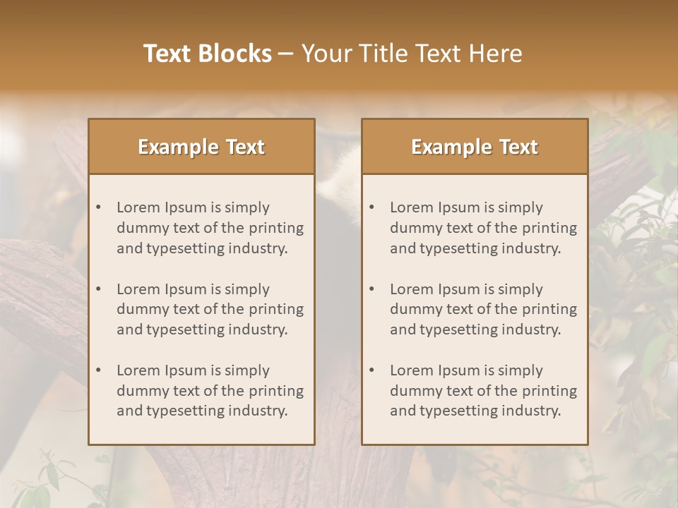 Reserve Panda Species PowerPoint Template