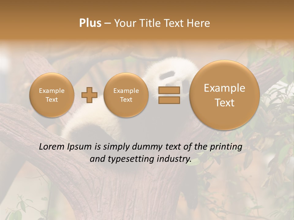 Reserve Panda Species PowerPoint Template