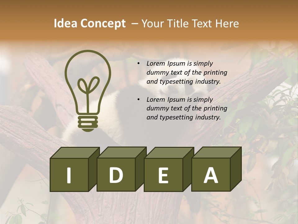 Reserve Panda Species PowerPoint Template